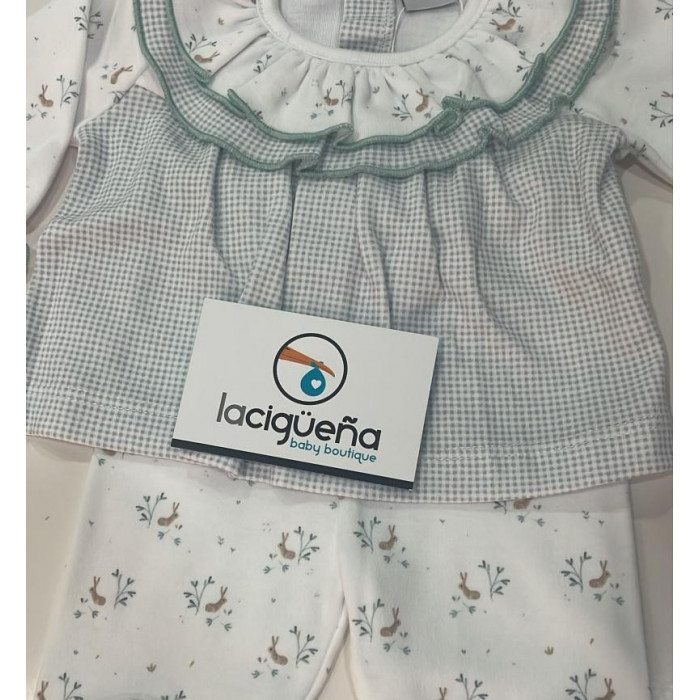 CONJUNTO ALGODON MANGA LARGA PRADERA...