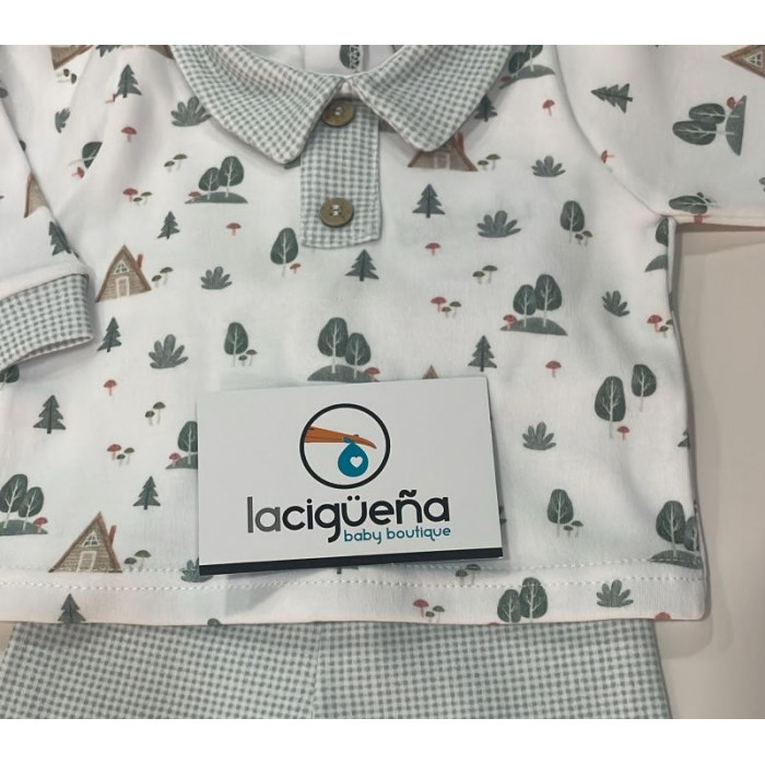 CONJUNTO ALGODON MANGA LARGA REFUGIO...