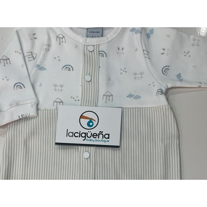 PELELE ALGODON MANGA LARGA CIELO...