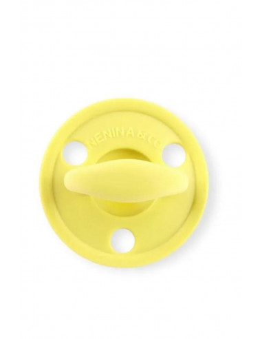 CHUPETE SILICONA 0/4 AÑOS AMARILLO...