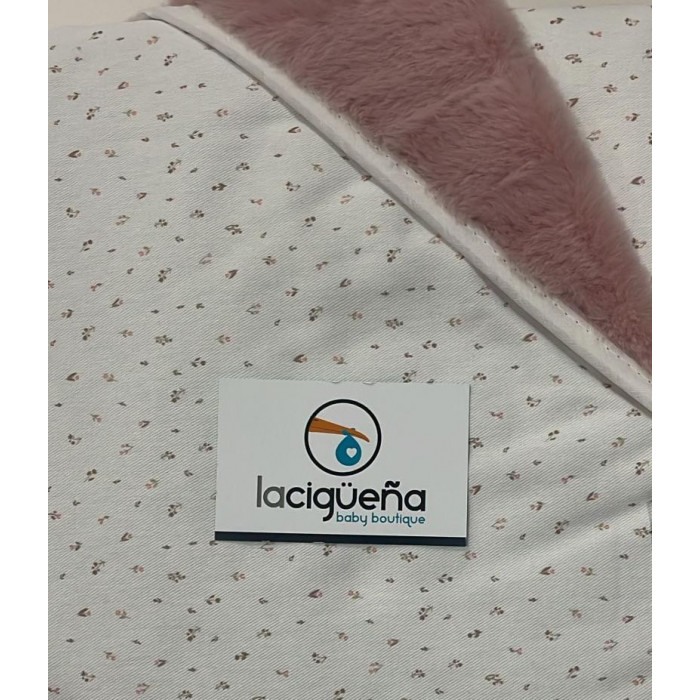 ARRULLO PELITO 503 FLORECITAS ROSA D...