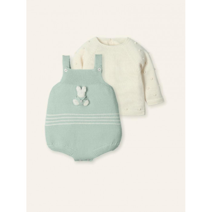 PETO LANA VERDE CON JERSEY BODOQUES...