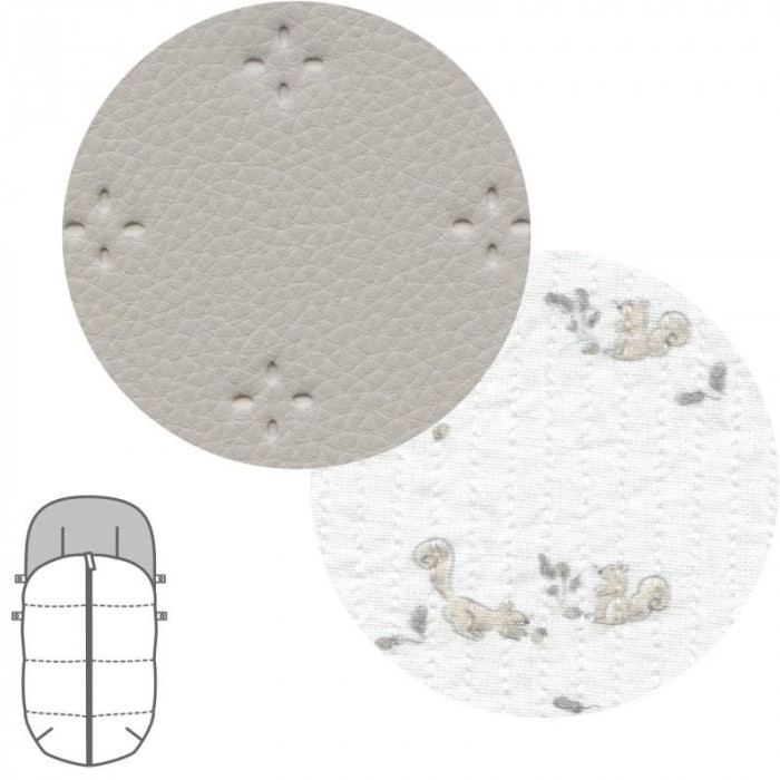 SACO SILLA SPRING PERLA GRIS CAMBRASS