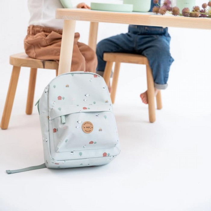 MOCHILA INFANTIL FUNNY FARM VERDE SARO