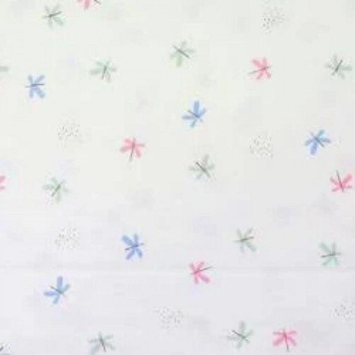 JUEGO SABANAS COCHE ALGODON LIBELULAS...