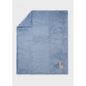 MANTA POLAR JIRAFA AZUL...