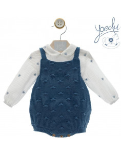 PETO LANA AZULON CON CAMISA...