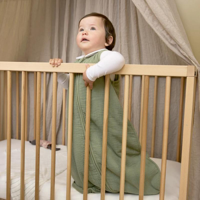 SACO DORMIR FORRADO MUSELINA VERDE...
