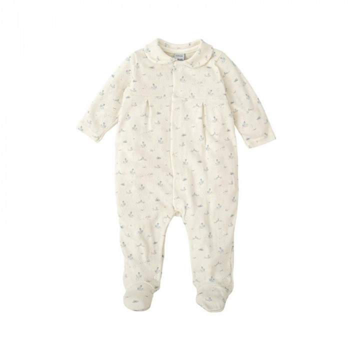 PELELE ALGODON MANGA LARGA PATOS AZUL...