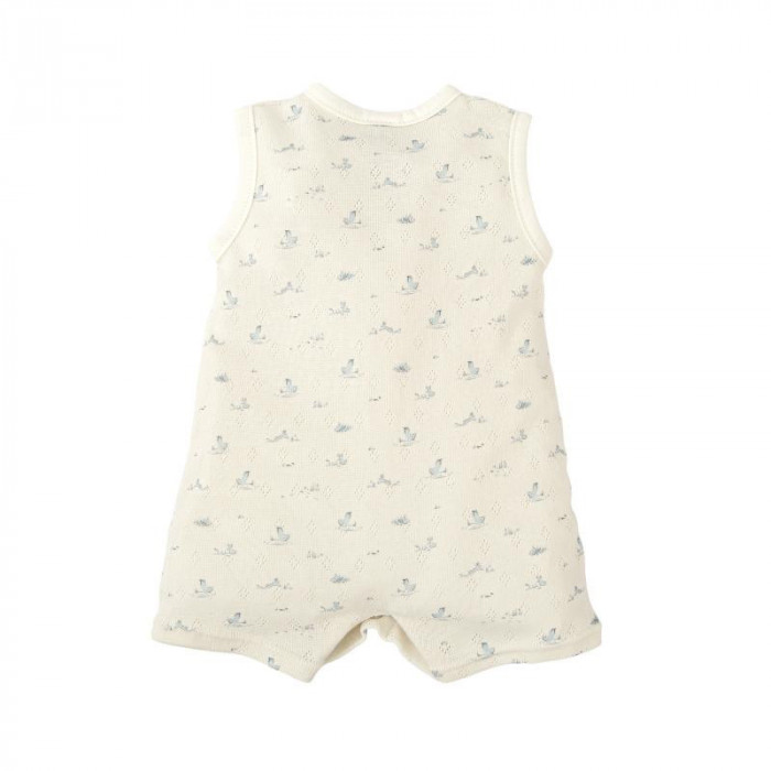 PELELE SIN MANGA ALGODON PATOS AZUL...