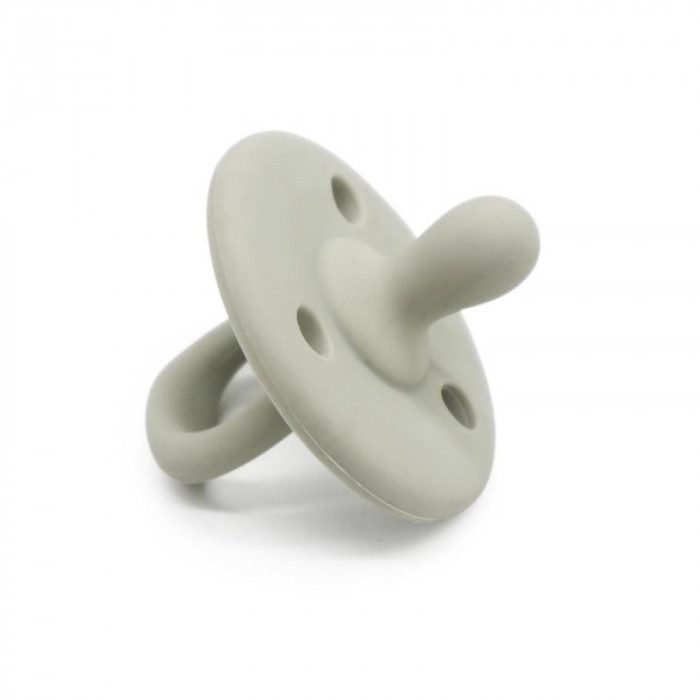 CHUPETE SILICONA 0/4 AÑOS GRIS NENI&CO