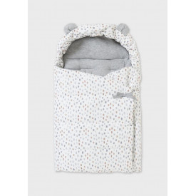 SACO NANA ESTAMPADO GRIS...