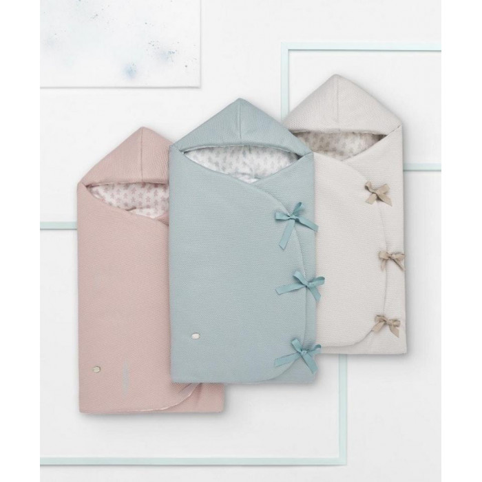 SACO NANA CAPUCHA TOY ROSA