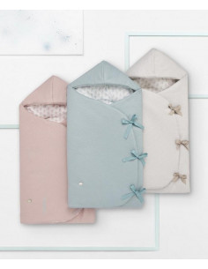 SACO NANA CAPUCHA TOY CELESTE