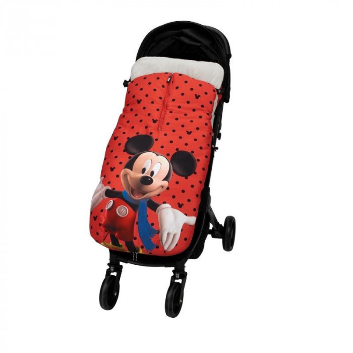 SACO SILLA POLAR MICKEY TOPOS ROJO