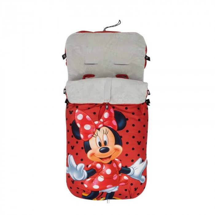 SACO SILLA POLAR MINNIE TOPOS ROJO