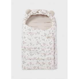 SACO NANA ESTAMPADO CAMEL...