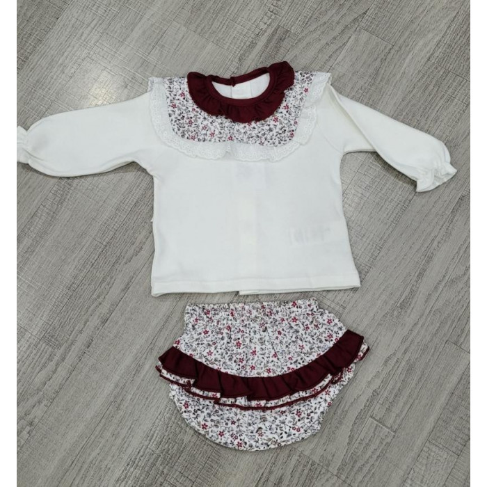 JERSEY M/L BEIG CUELLO FLORES+BRAGA...