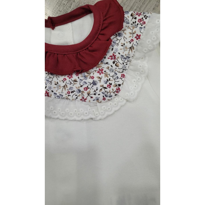 JERSEY M/L BEIG CUELLO FLORES+BRAGA...
