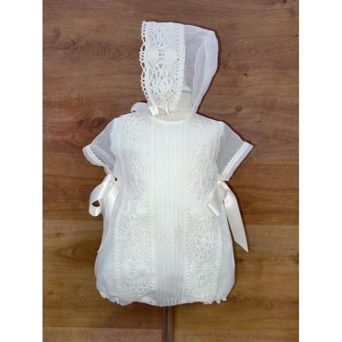 PELELE M/C+GORRO SEDA BOLILLO ANCHO