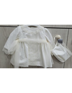 VESTIDO M/L+BRAGA+GORRO...