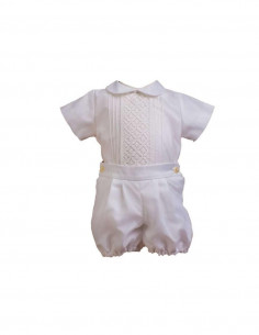 CAMISA M/C+RANITA BEIG...