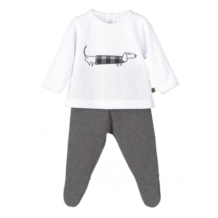 JERSEY+ POLAINA PERRITO NIÑO VICHI GRIS