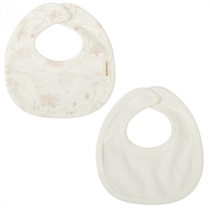 PACK 2 BABEROS 419 NOE BLANCO CAMEL...