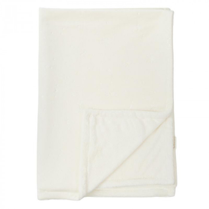 MANTA POLAR EMBOSED FALSE BLANCO...