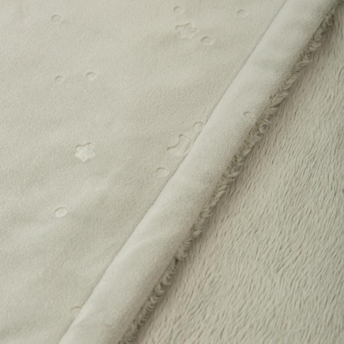 MANTA POLAR EMBOSED FALSE VERDE BIMBI...