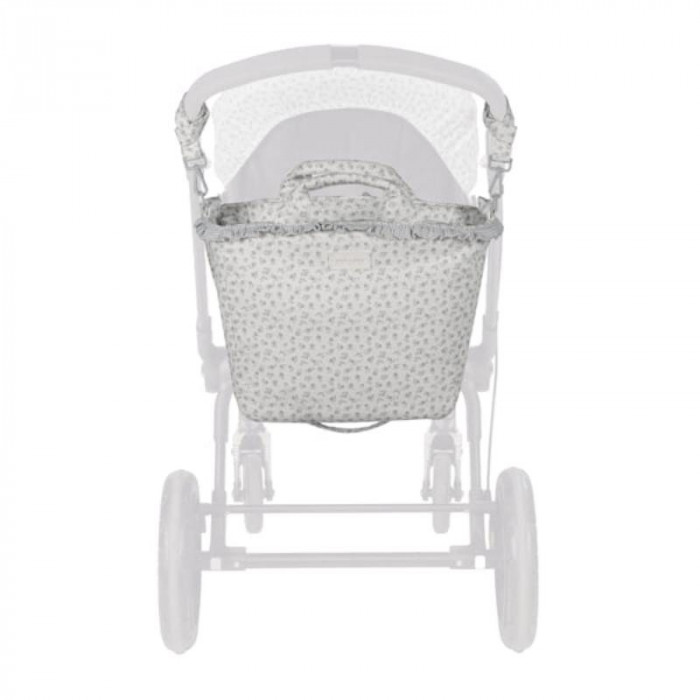 BOLSO SILLA LITTLE BLOOM FLOWERS GRIS...