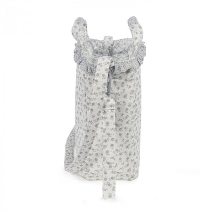 BOLSO SILLA LITTLE BLOOM FLOWERS GRIS...