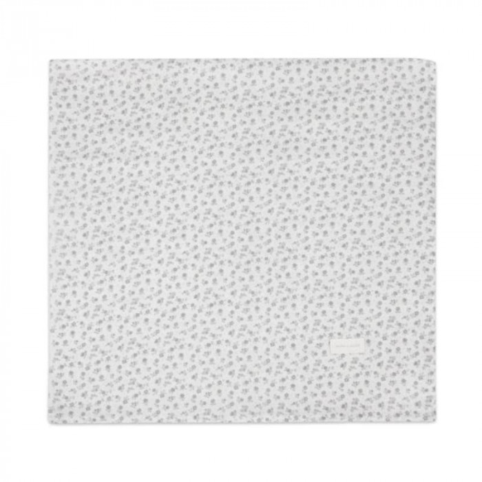 MUSELINA LITTLE BLOOM FLOWERS GRIS...