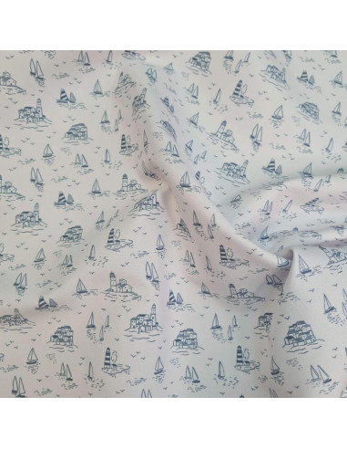 FUNDA SILLA MARINERO AZUL DYDADOS