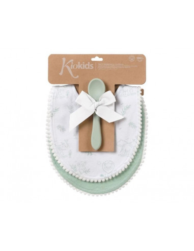 PACK 2 BABEROS ALGODON ESTAMPADO...