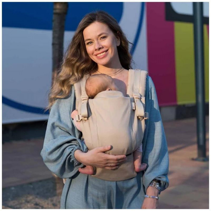 MOCHILA PORTABEBE LOVE&CARRY WHEAT BEIG