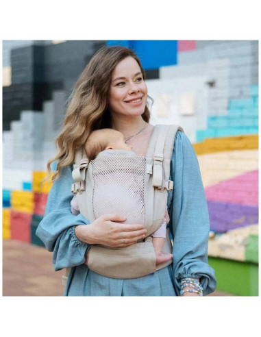 MOCHILA PORTABEBE LOVE&CARRY WHEAT BEIG