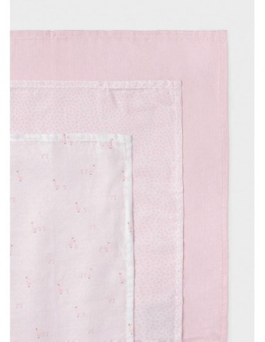 PACK 3 GASAS PATITOS ROSA MAYORAL