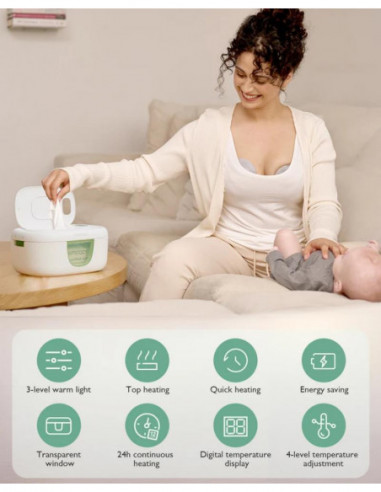 CALENTADOR TOALLITAS HUMEDAS MOMCOZY