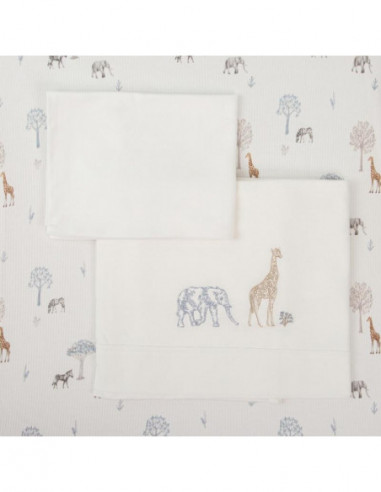 JUEGO SABANAS COCHECITO ALGODON 100%...