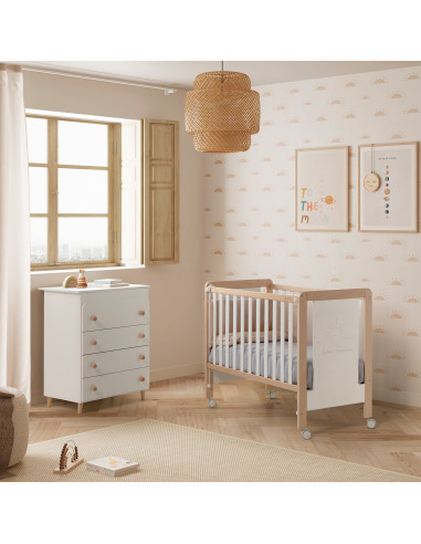 CUNA LUCIANA MICUNA BLANCO MADERA