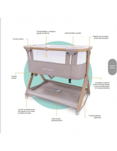 MINICUNA COLECHO PLEGABLE FLEX TRAVEL...
