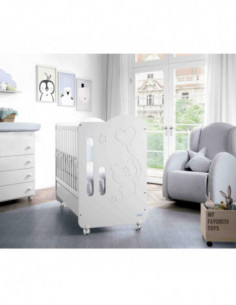 CUNA MADERA GLOBITO BLANCO...