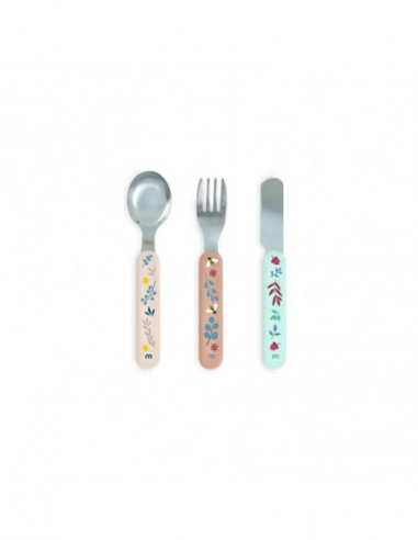 SET CUBIERTOS STEEL CUTLERY SET...