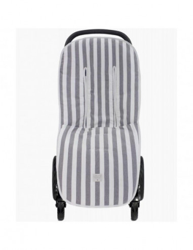 FUNDA SILLA RECTA RAYA GRIS UZTURRE