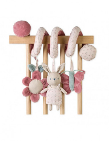 SONAJERO ESPIRAL COTTON BUNNIES ROSA...