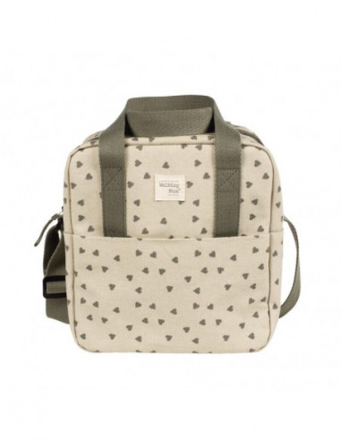 MOCHILA TERMICA POPPY CORAZONES VERDE...