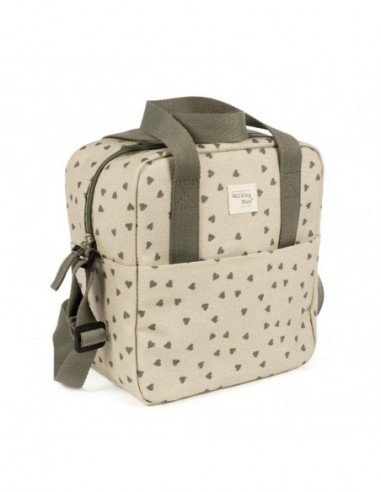 MOCHILA TERMICA POPPY CORAZONES VERDE...