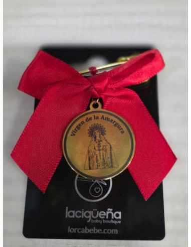 LAZO ROJO CON MEDALLA VIRGEN DE LA...