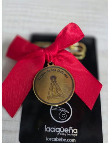 LAZO ROJO CON MEDALLA VIRGEN DE LOS...